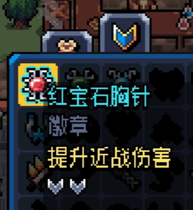 红宝石胸针