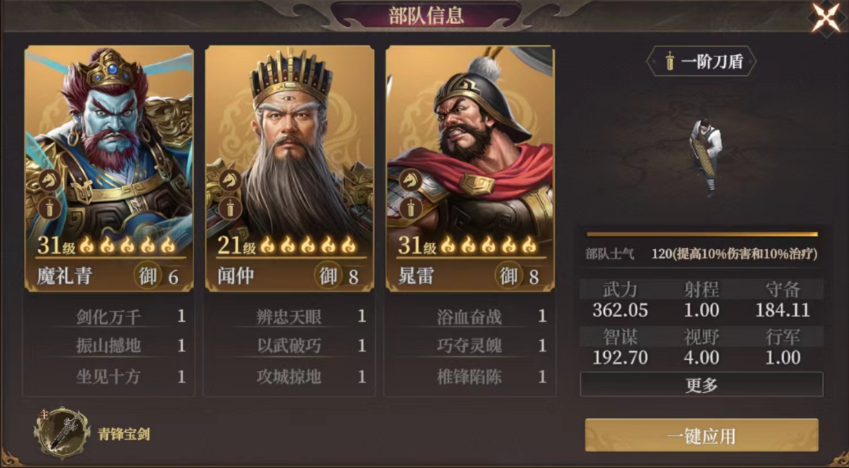 阵容搭配