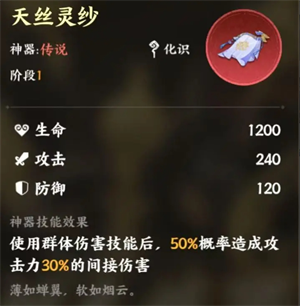 天丝灵纱图