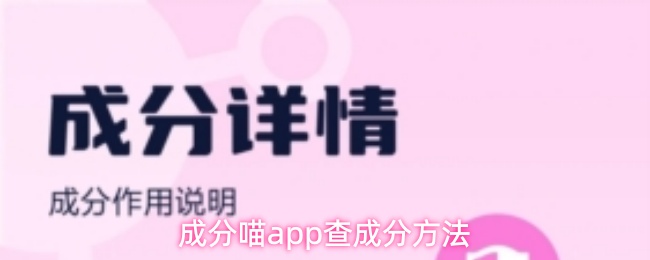 《成分喵》成分喵pp成分查询技巧解析